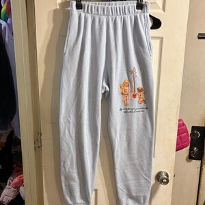 Boys Lie Light blue Joggers with Graphic